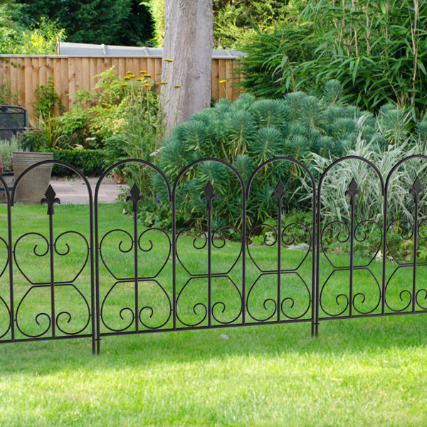 Focus Family Garden Fence, Garden Border Fencing, 5 Panels Rustproof